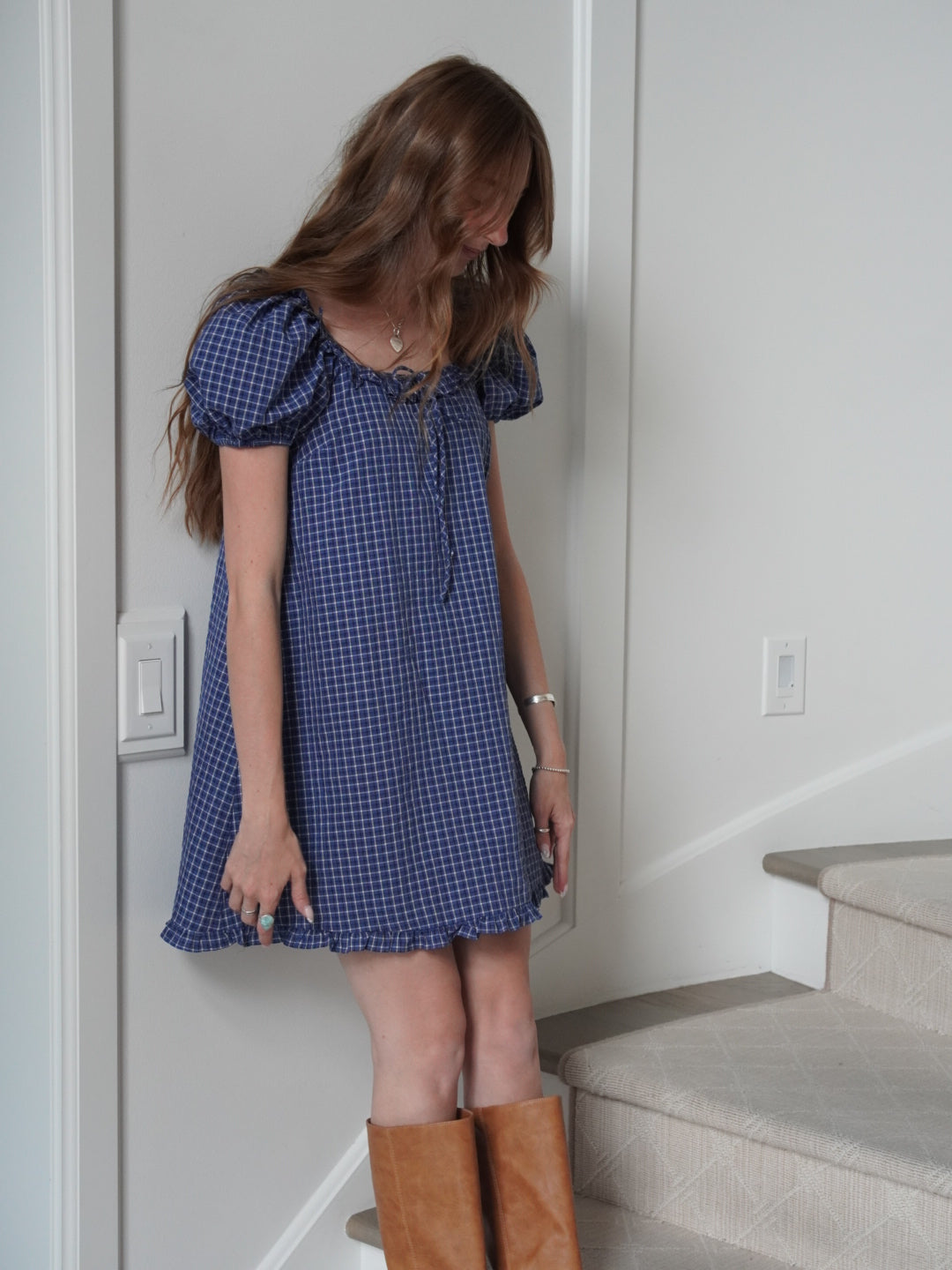 Angel Eyes Plaid Mini