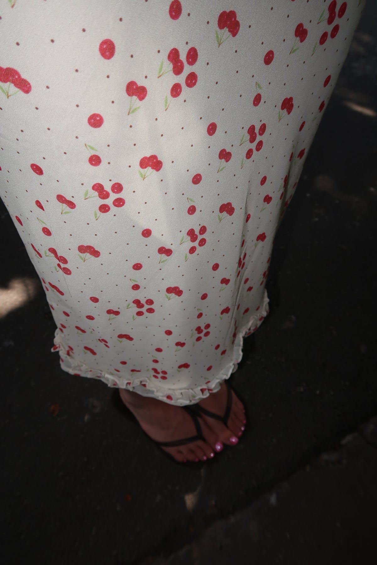 Cherry Picked Midi Skirt