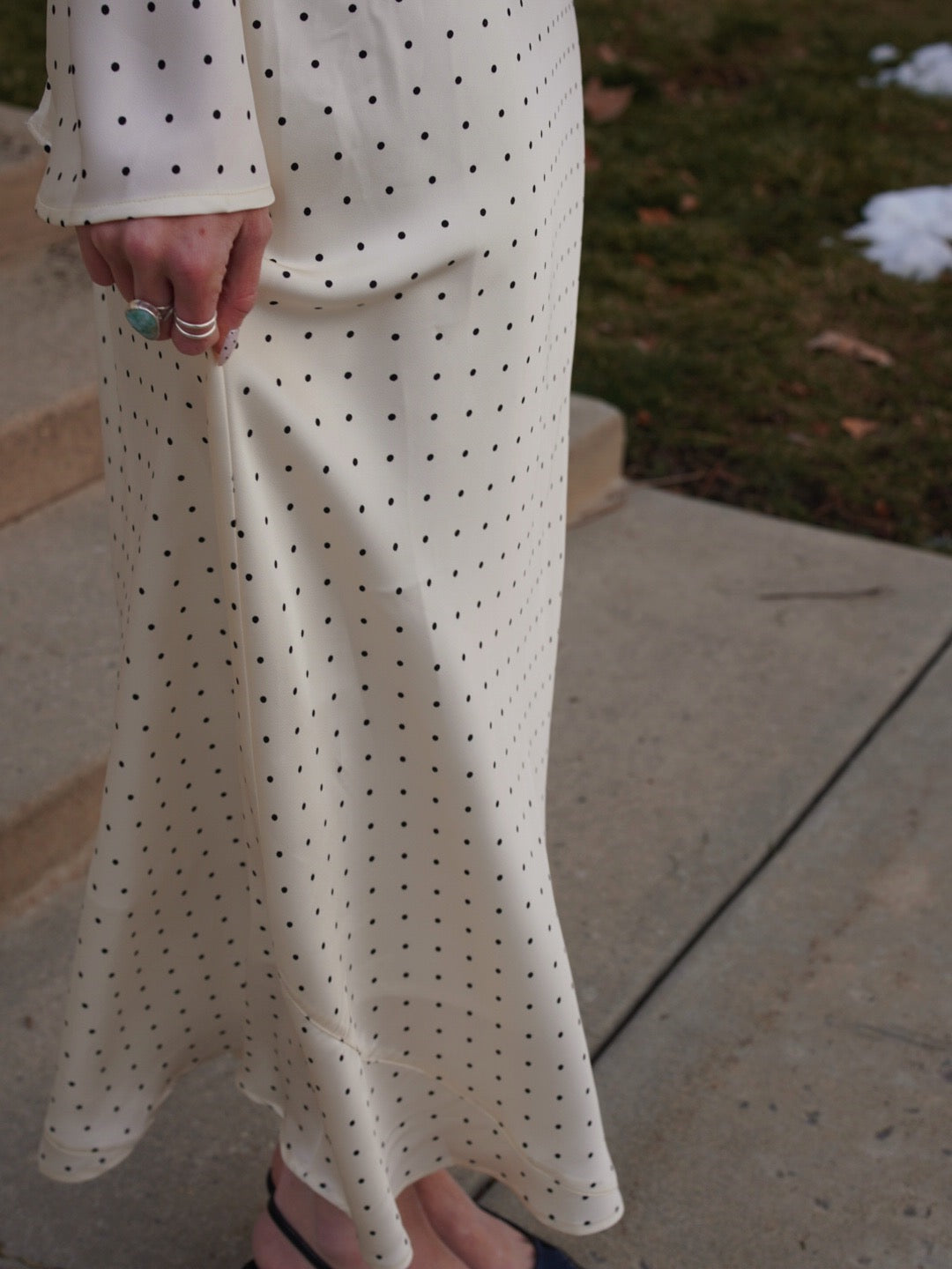 All Dotted Up Maxi // Pearl