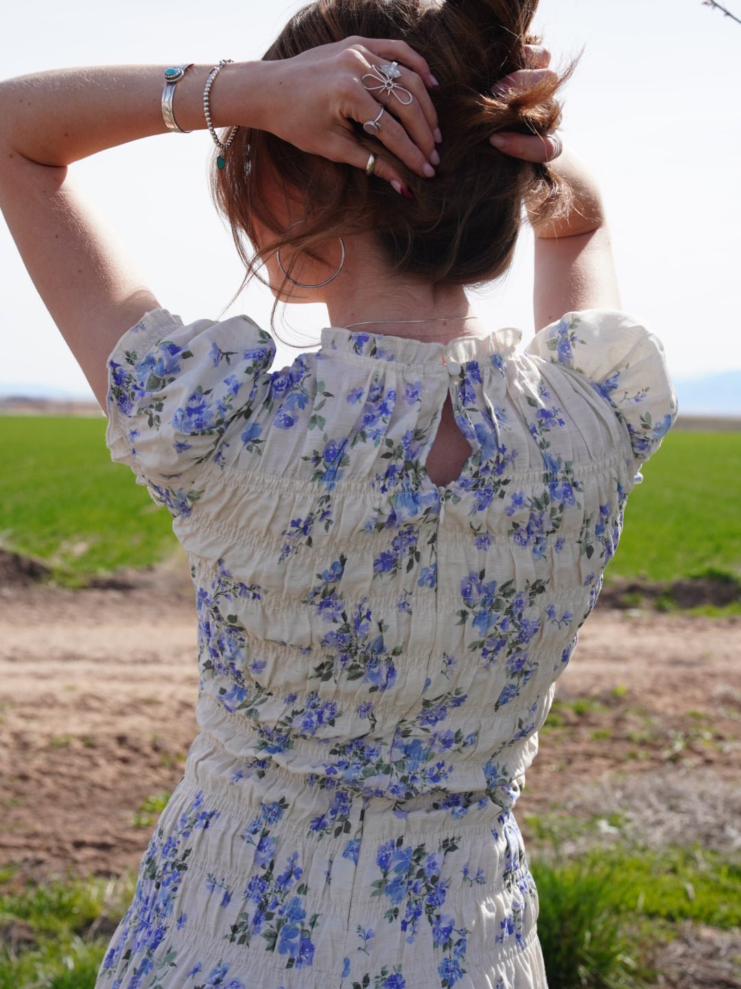 Bluebell Smocked Maxi