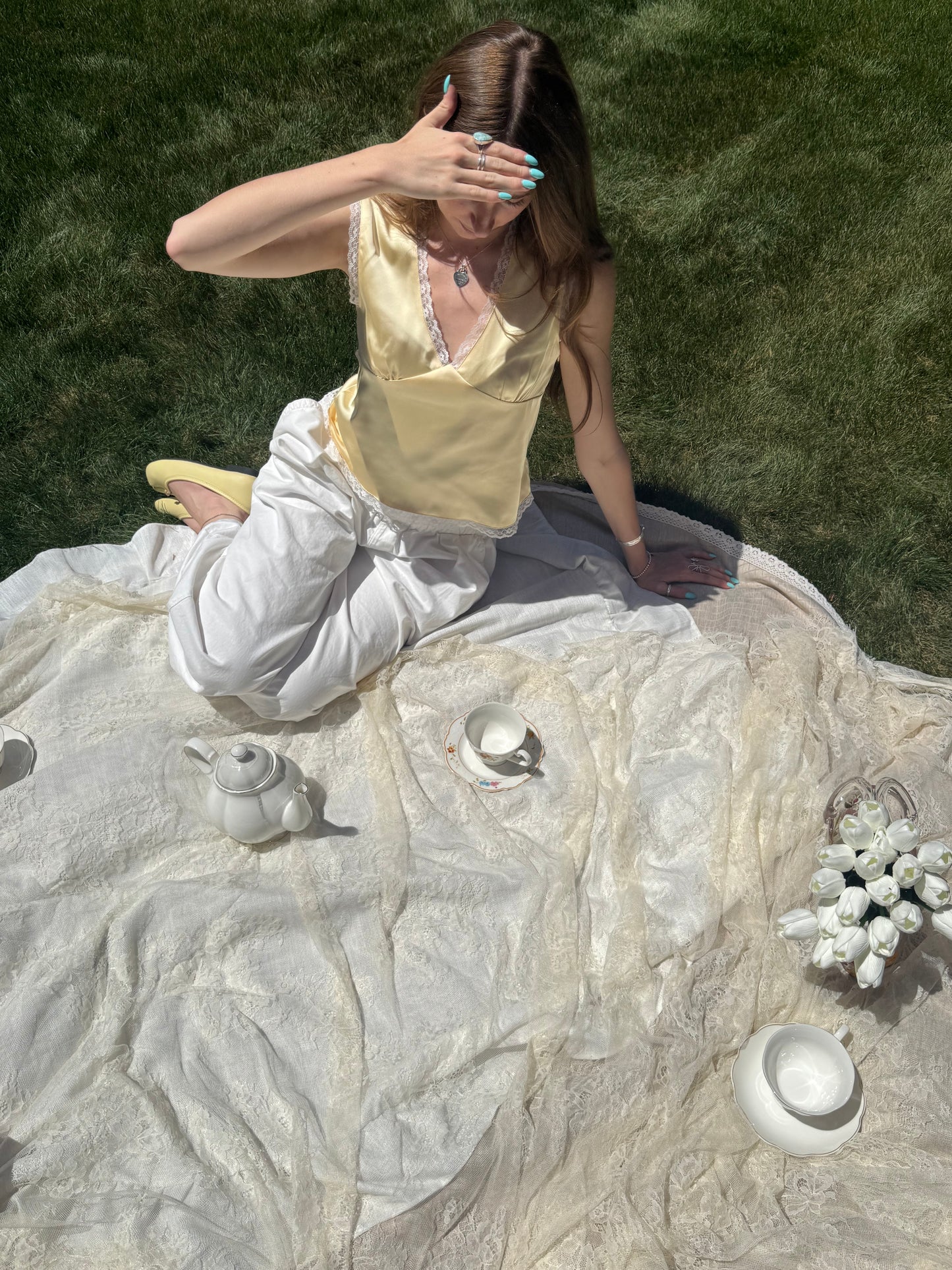 Brunch Lace Tank