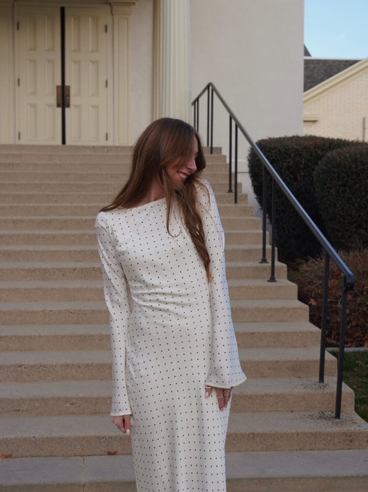 All Dotted Up Maxi // Pearl