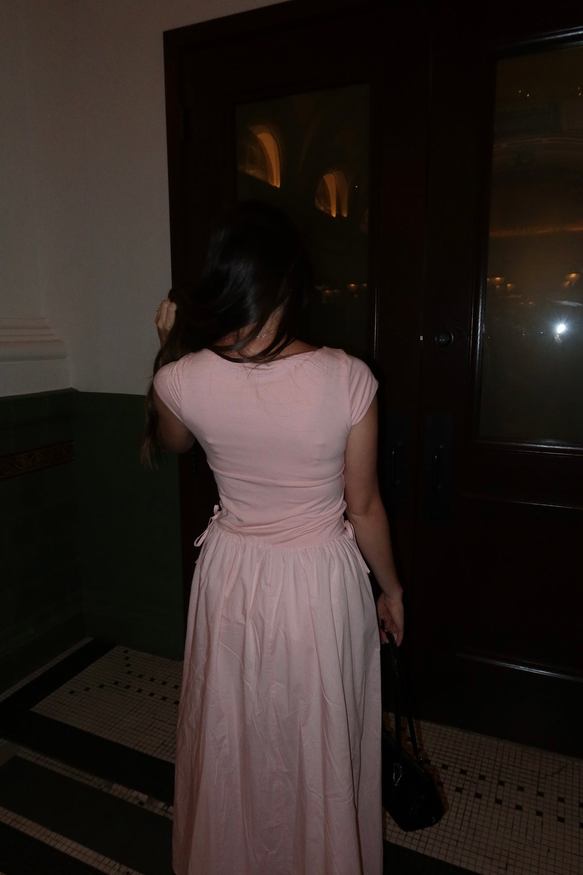 Emerson Pink Drop Waist Dress