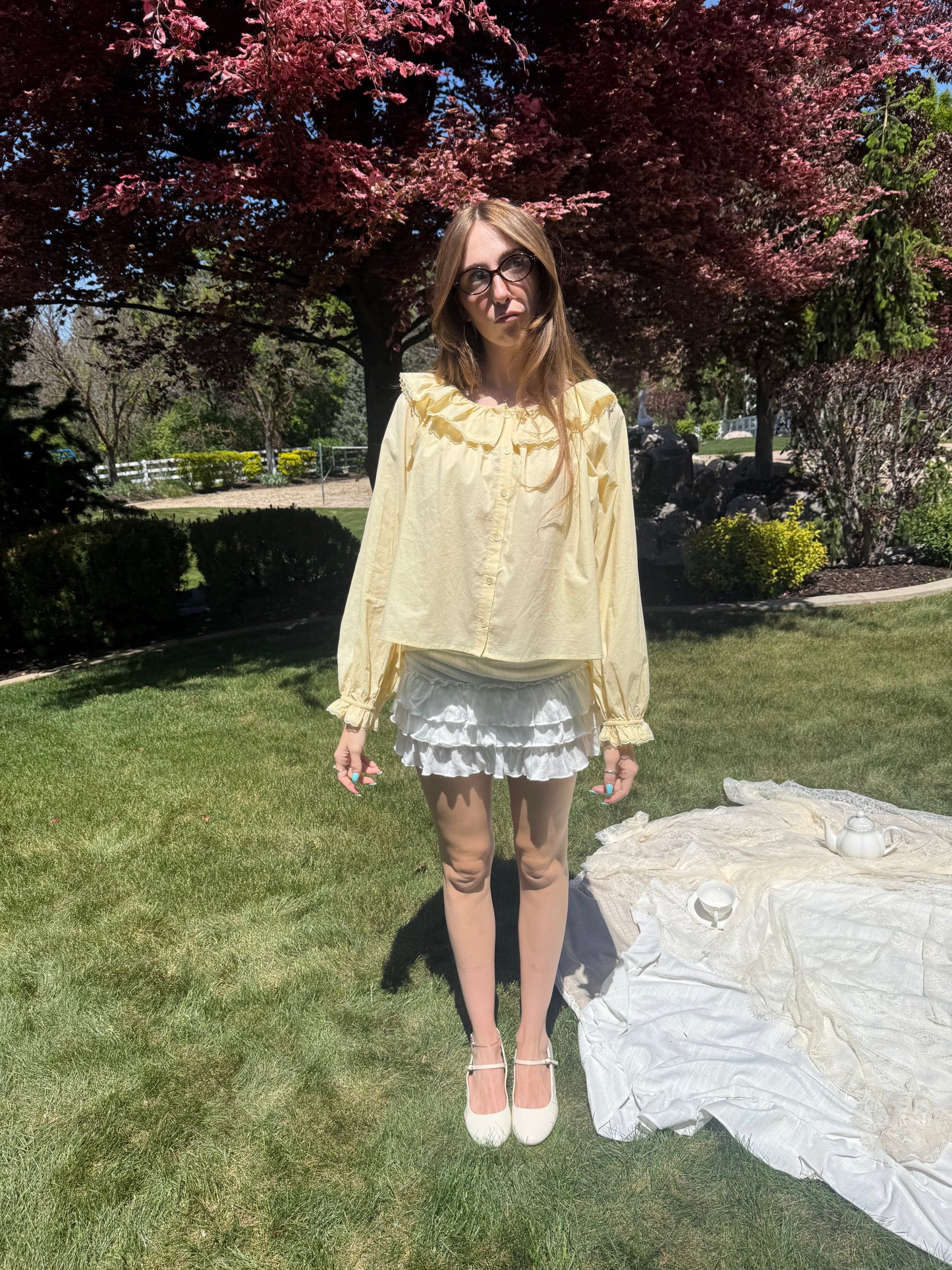Lemon Swirl Blouse