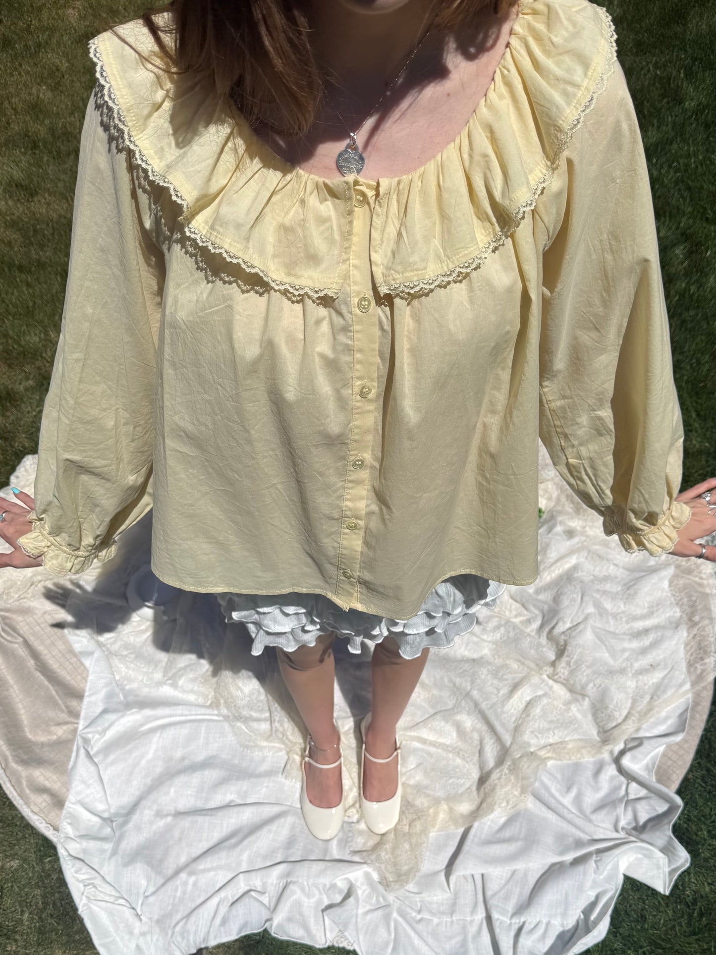 Lemon Swirl Blouse
