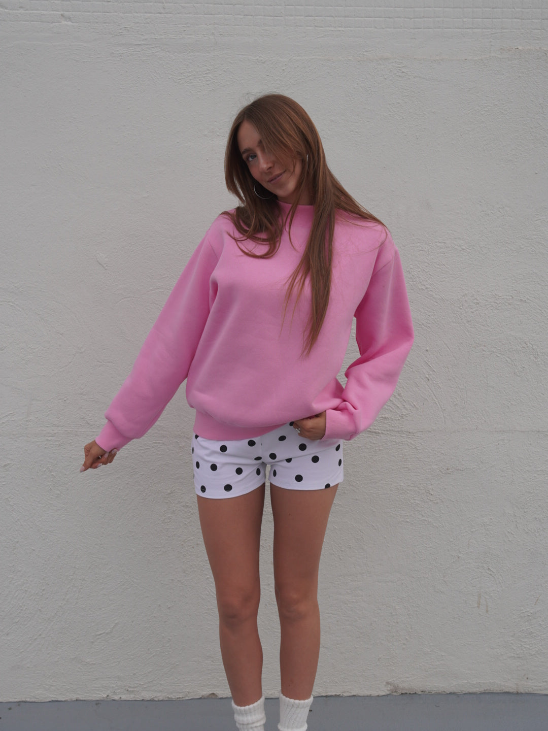 Cozy Mock Neck // Guava