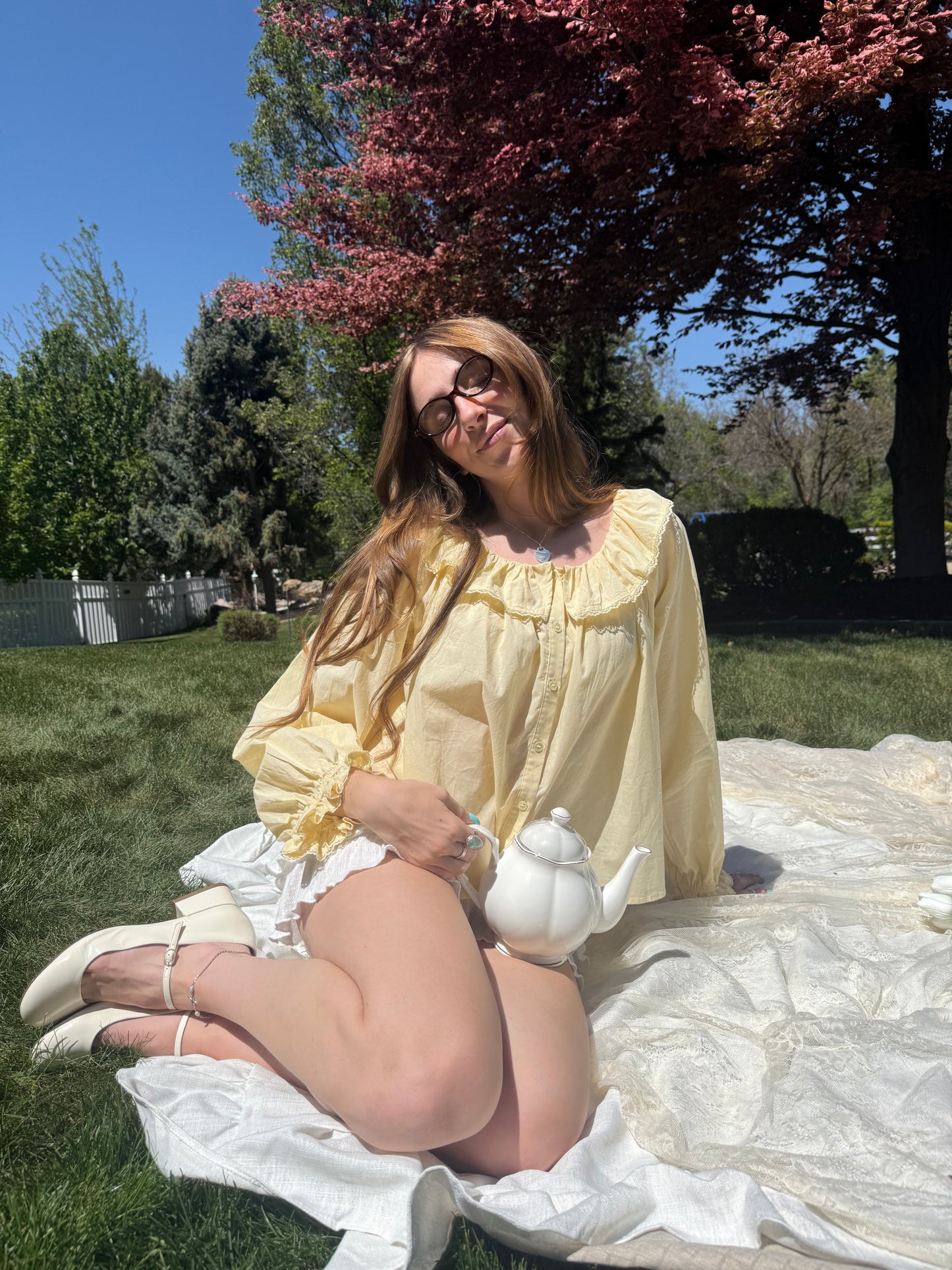 Lemon Swirl Blouse