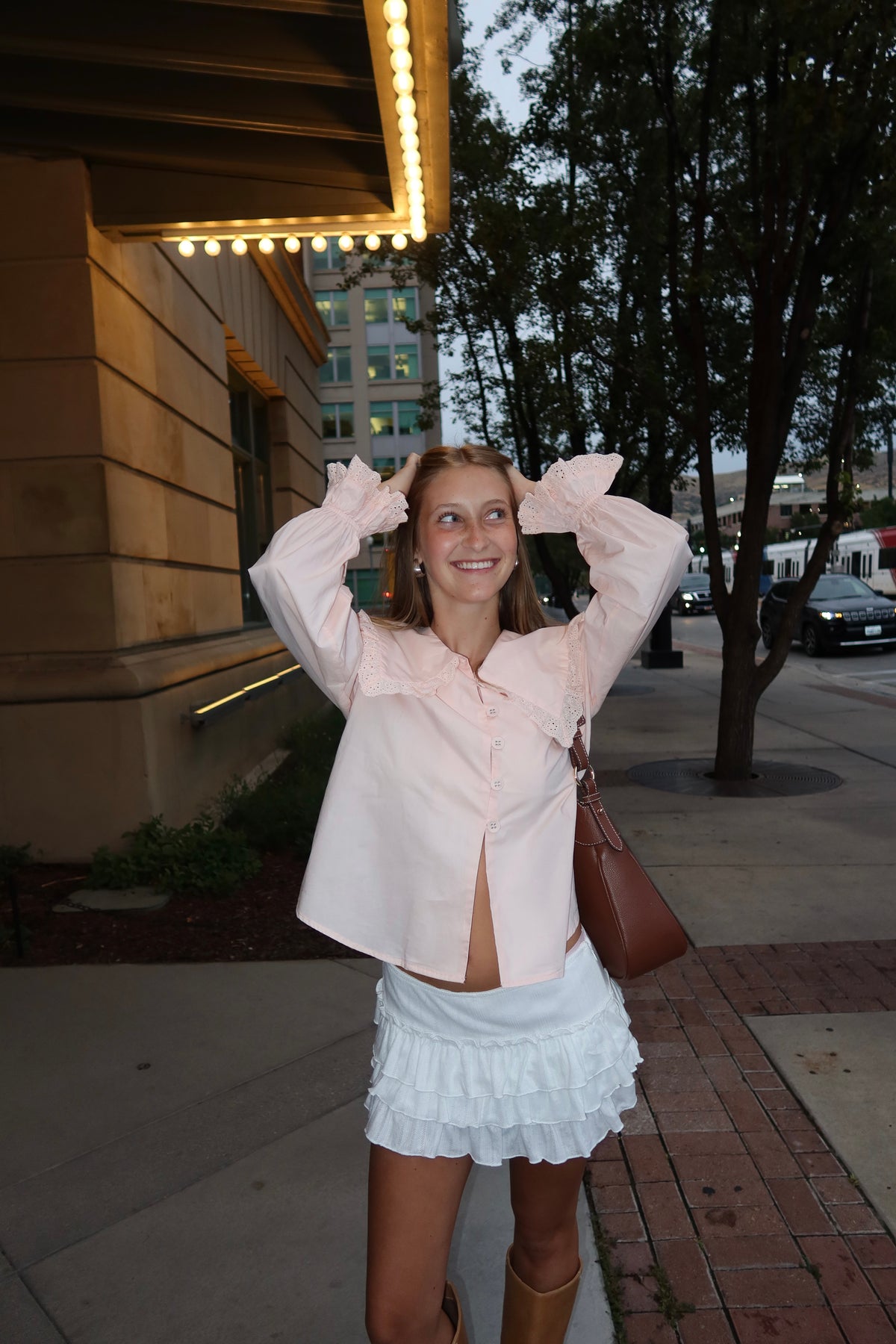 Luna Pink Blouse
