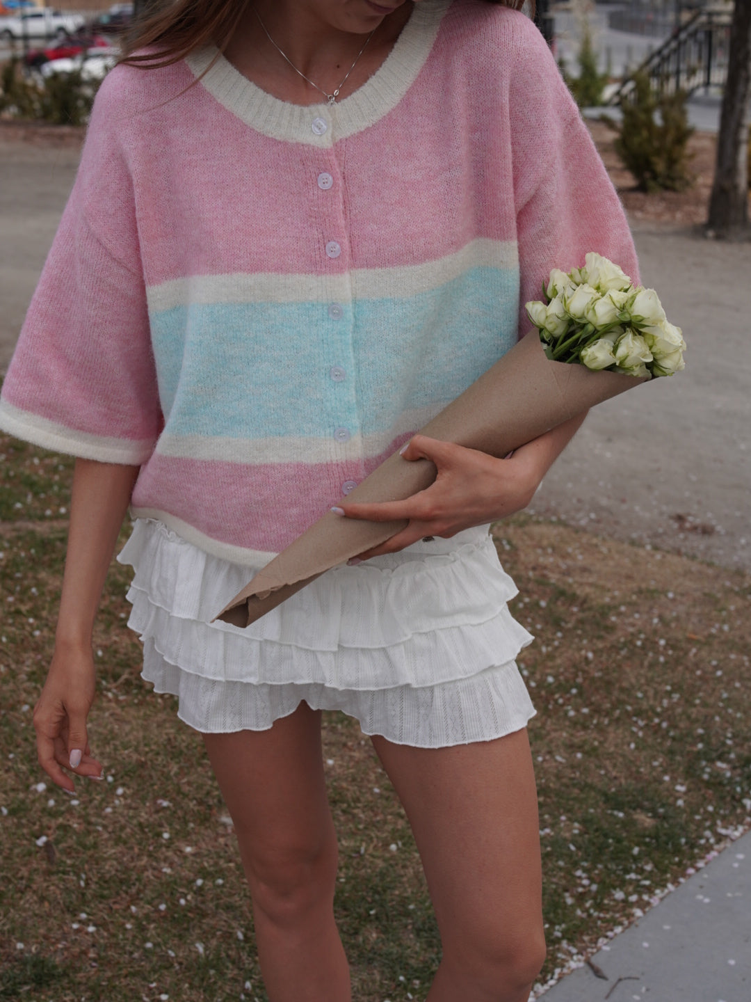 Cotton Candy Striped Cardigan
