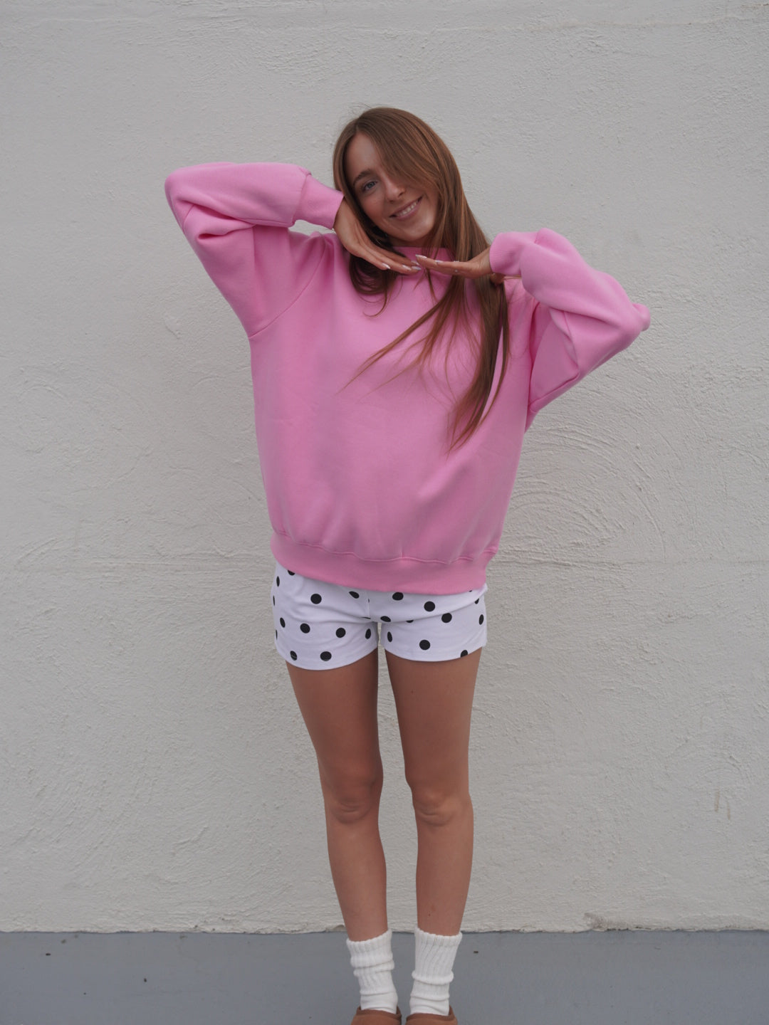 Cozy Mock Neck // Guava