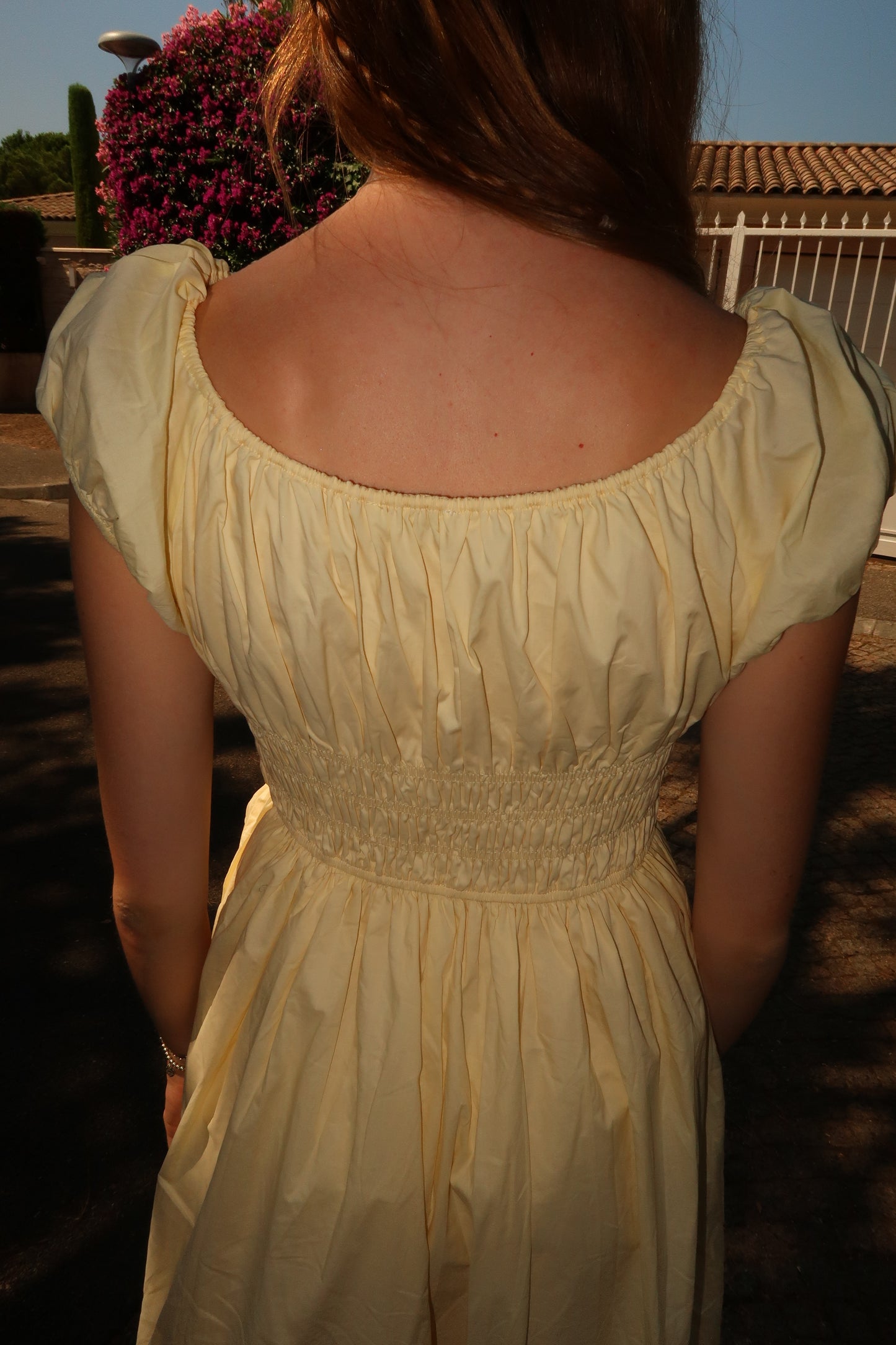 Goldie Butter Yellow Midi Dress