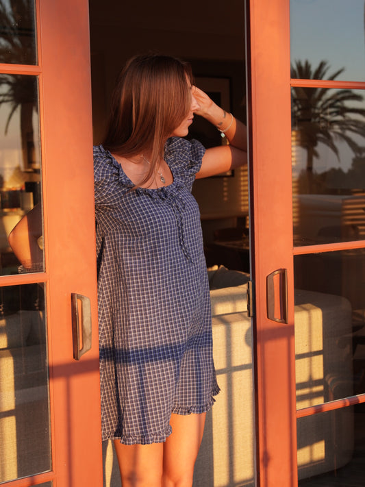 Angel Eyes Plaid Mini