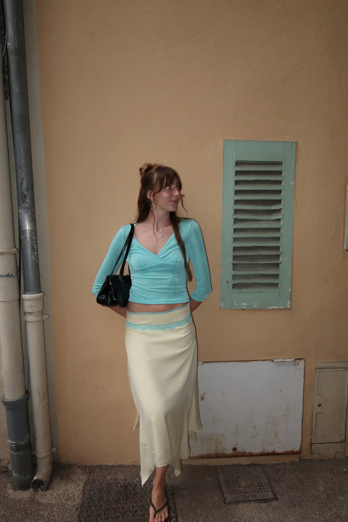 Limoncello Lace Midi Skirt