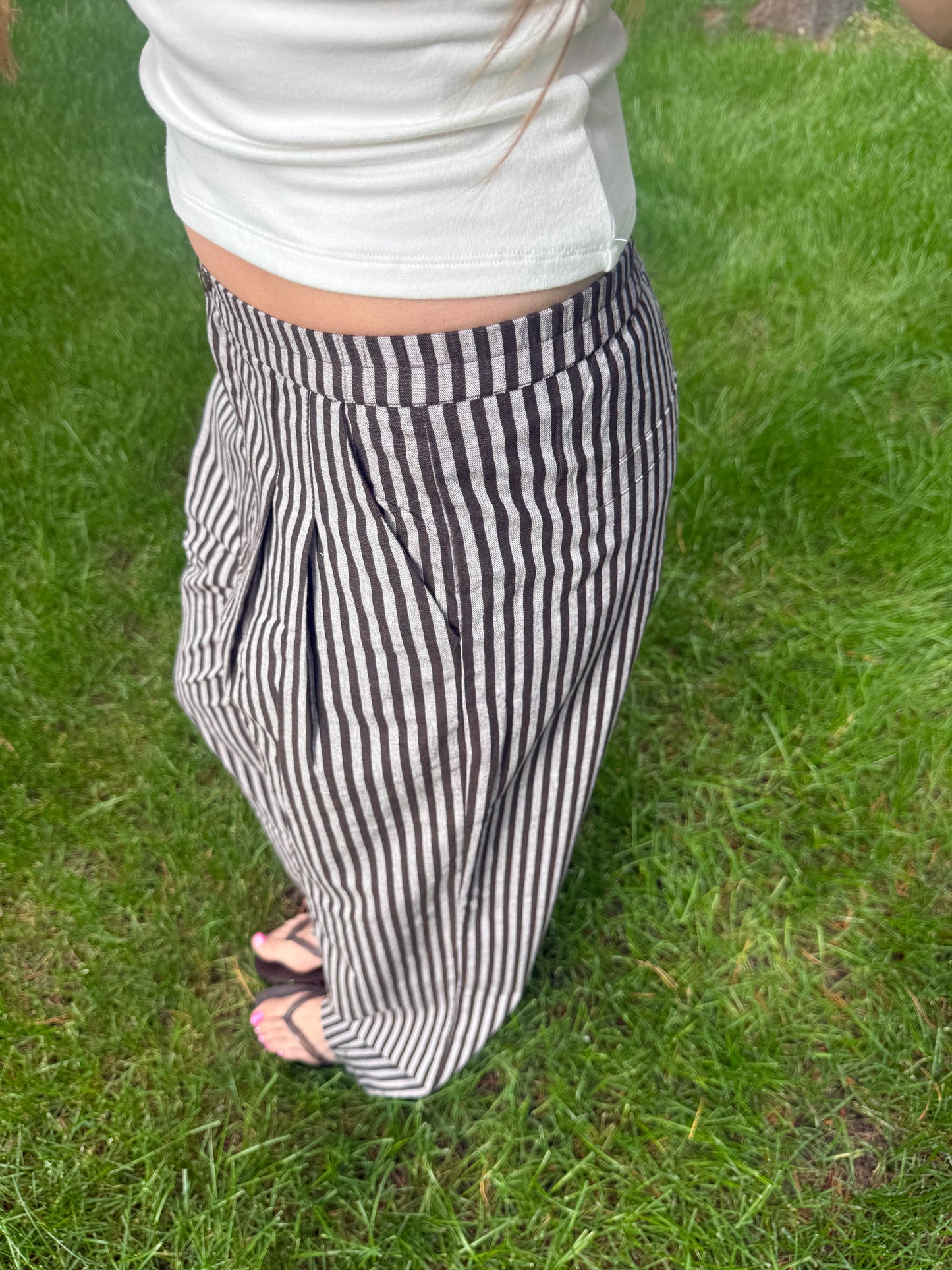 Chocolate Striped Trousers