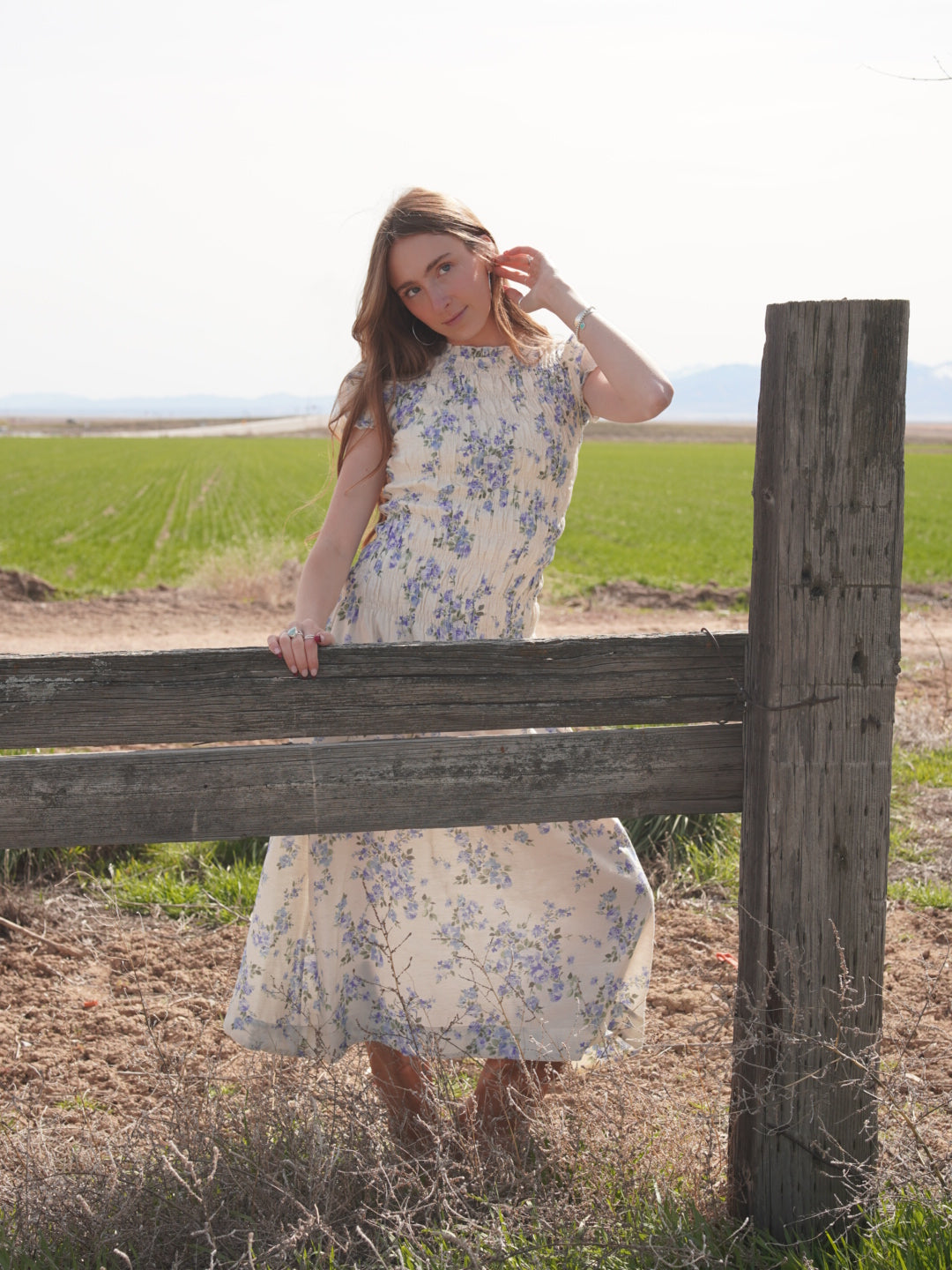 Bluebell Smocked Maxi